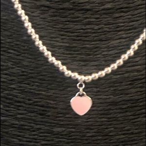 Tiffany’s double sided heart necklace